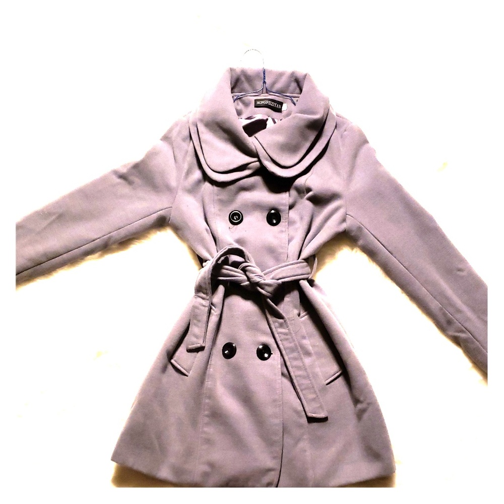 Grey Peacoat